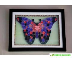 Innovative gifts for home decor Abstract Butterfly art work Aadhi Creation
